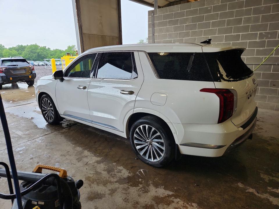 2025 Hyundai Palisade VIN KM8R7DGE2SU880489 COPART salvage auction — HAIL, Id - Salvage Certificate Of Title, sold $90 on 2026-07-21 (photo 2)