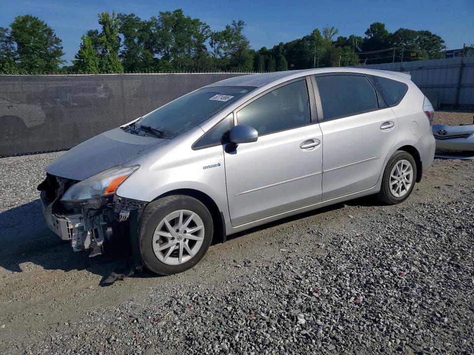 2013 Toyota Prius v VIN JTDZN3EU1D3227014 COPART salvage auction — FRONT END, Sc - Cert Of Title-Salvage, sold $2,650 on 2026-07-22 (photo 1)