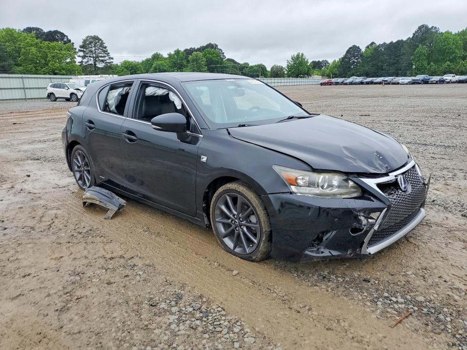 2013 Lexus Ct VIN JTHKD5BH4D2157570 COPART salvage auction — FRONT END, Ar - Cert Of Title-Parts Only, sold $2,800 on 2026-07-13 (photo 4)