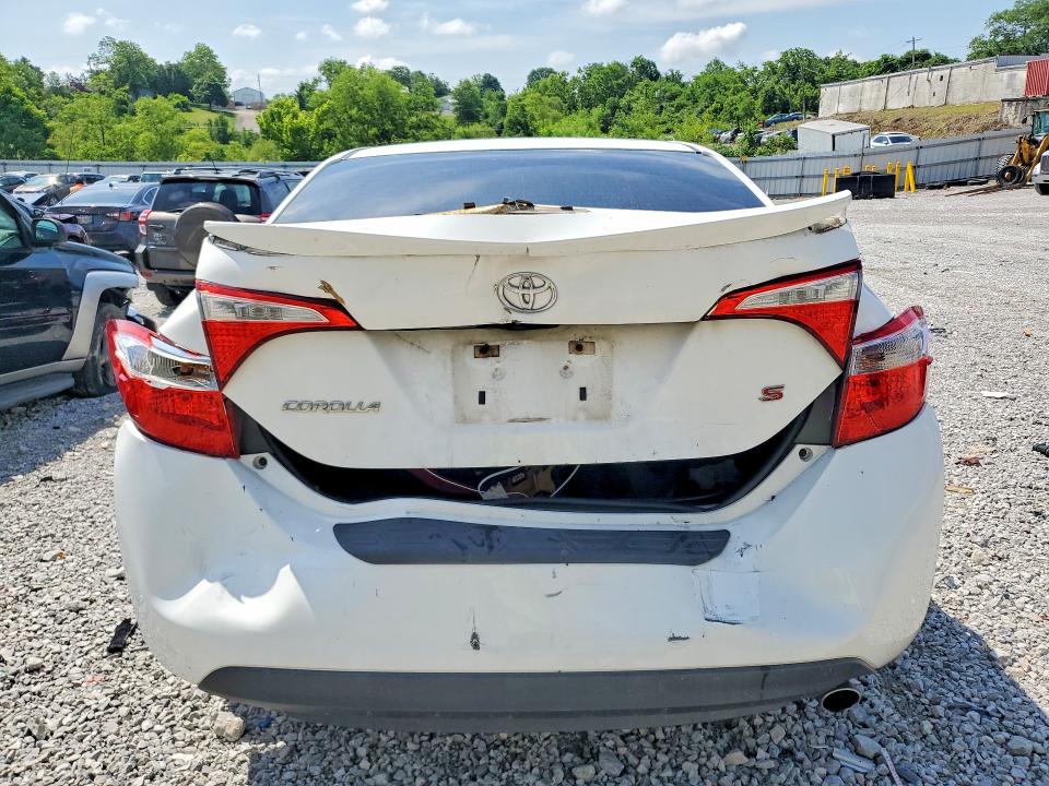 2016 Toyota Corolla VIN 5YFBURHE7GP517829 COPART salvage auction — REAR END, Ky - Cert Of Title-Salvage, sold $200 on 2026-07-31 (photo 6)