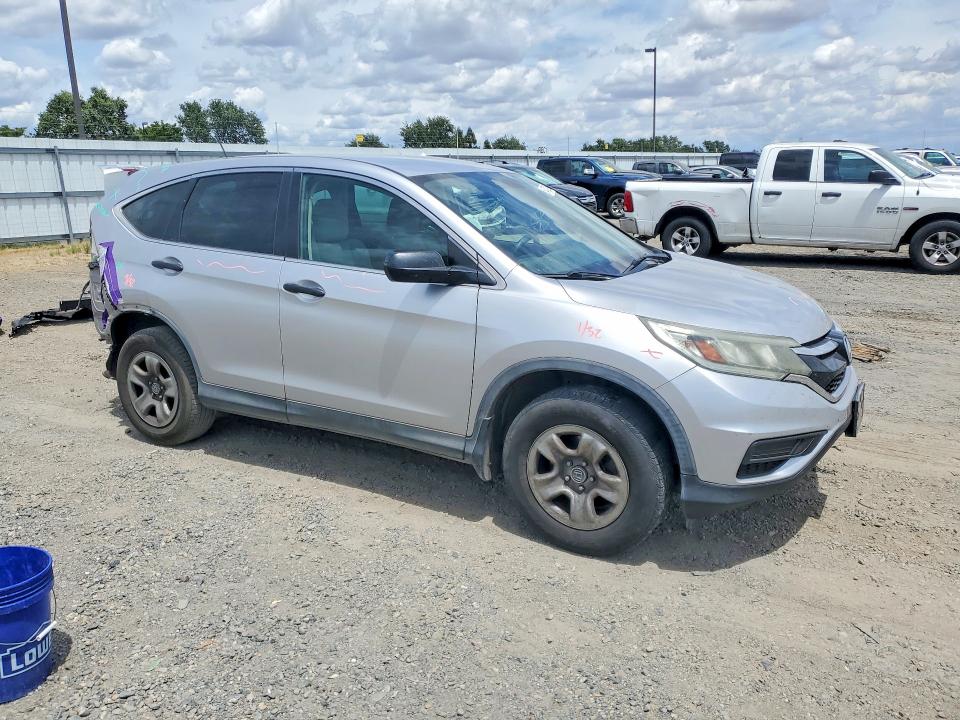 2016 Honda Cr-v VIN 3CZRM3H34GG707727 COPART salvage auction — REAR END, Ca - Salvage Certificate, sold $2,850 on 2026-07-02 (photo 4)