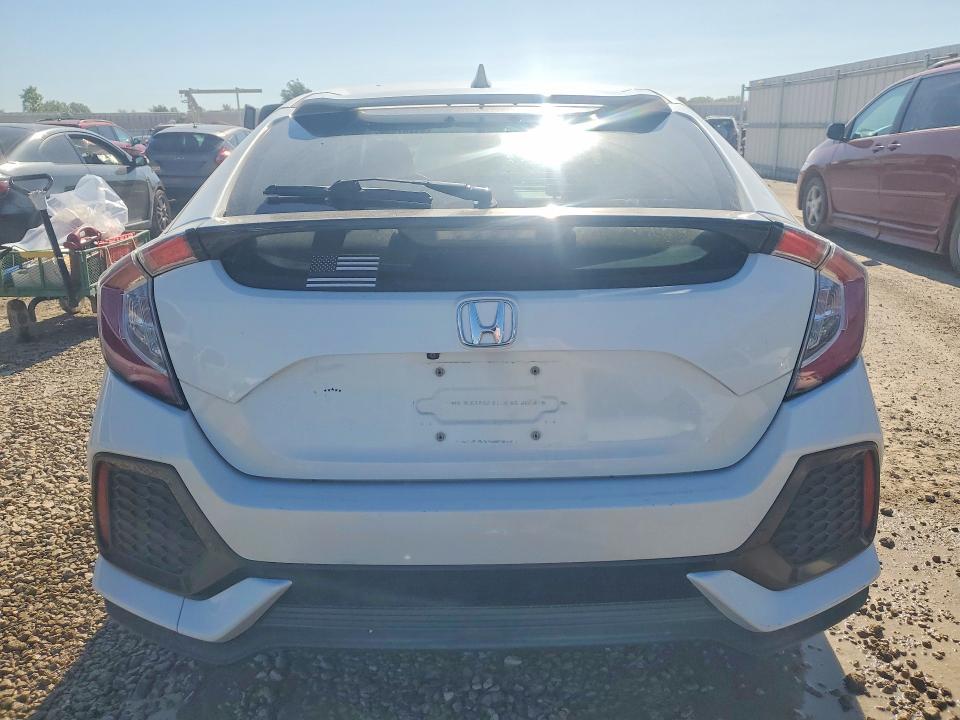 2017 Honda Civic VIN SHHFK7H57HU207736 COPART salvage auction — HAIL, Ks - Cert Of Title-Salvage, sold $100 on 2026-07-21 (photo 6)