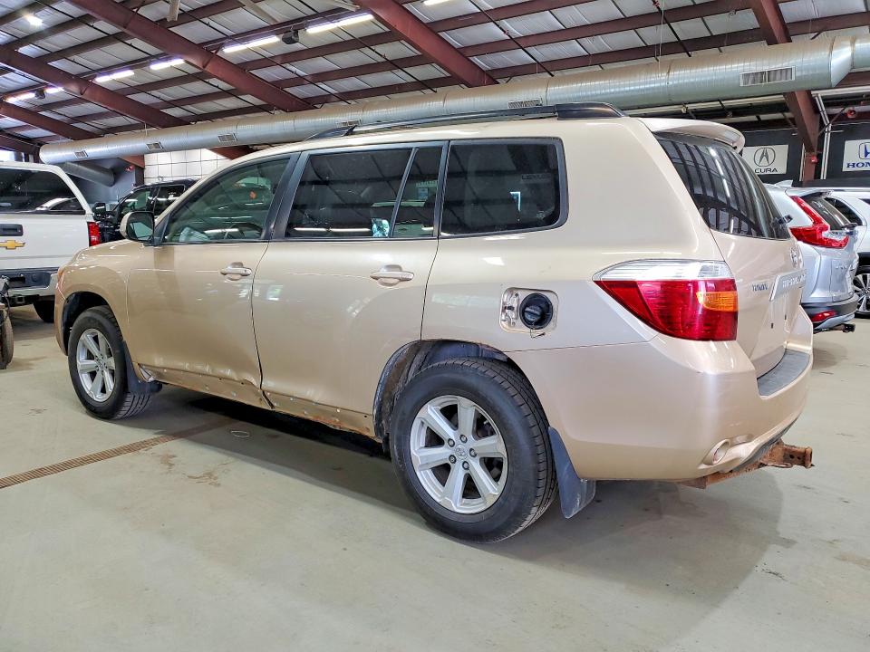 2009 Toyota Highlander VIN JTEES41A892135934 COPART salvage auction — SIDE, Vt - Cert Of Title-Parts Only Salva, sold $3,500 on 2026-07-26 (photo 2)