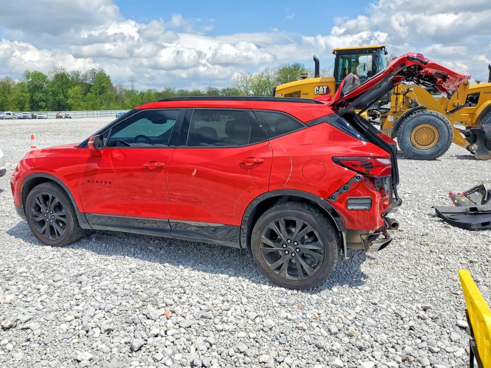 2022 Chevrolet Blazer VIN 3GNKBERS9NS100058 COPART salvage auction — REAR END, Oh - Cert Of Title-Salvage, sold $7,800 on 2026-07-02 (photo 2)
