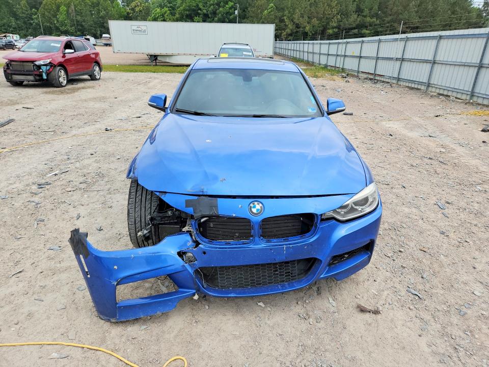 2013 BMW 3er VIN WBA3A5C55DF350349 COPART salvage auction — FRONT END, Va - Cert Of Title - Salvage, sold $1,400 on 2026-08-10 (photo 5)