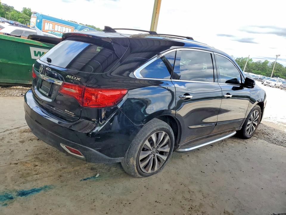 2016 Acura Mdx VIN 5FRYD4H42GB025501 COPART salvage auction — MECHANICAL, Ct - Certificate Of Title (P), sold $1,850 on 2026-07-09 (photo 3)