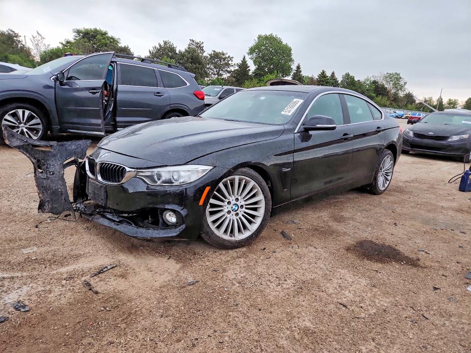 2016 BMW 4er VIN WBA4C9C58GG138470 COPART salvage auction — FRONT END, Il - Salvage Certificate, sold $1,850 on 2026-07-21 (photo 1)