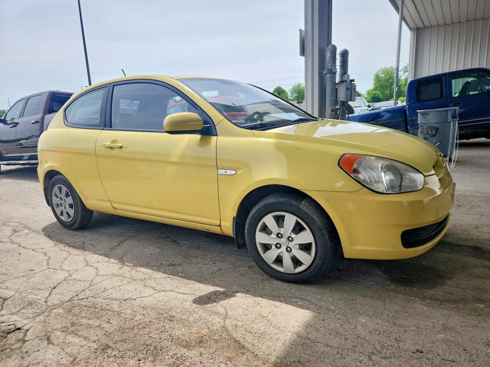 2010 Hyundai Accent VIN KMHCM3ACXAU162574 COPART salvage auction — REAR END, In - Cert Of Title-Salvage Title, sold $350 on 2026-07-27 (photo 4)