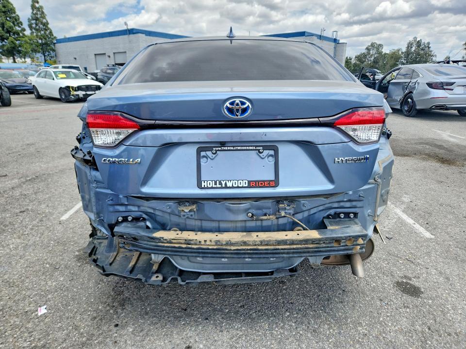 2021 Toyota VIN JTDEAMDE9MJ008291 COPART salvage auction — REAR END, Ca - Salvage Certificate, sold $6,700 on 2026-07-28 (photo 6)
