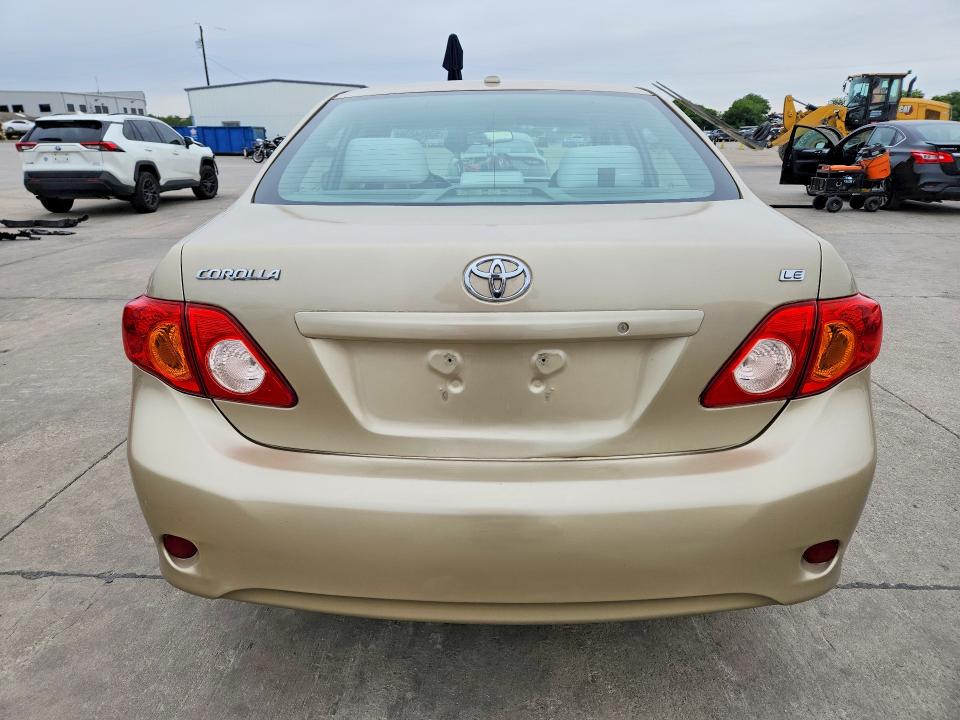 2010 Toyota Corolla VIN 1NXBU4EE0AZ191269 COPART salvage auction — FRONT END, Tx - Certificate Of Title, sold $250 on 2026-07-09 (photo 6)