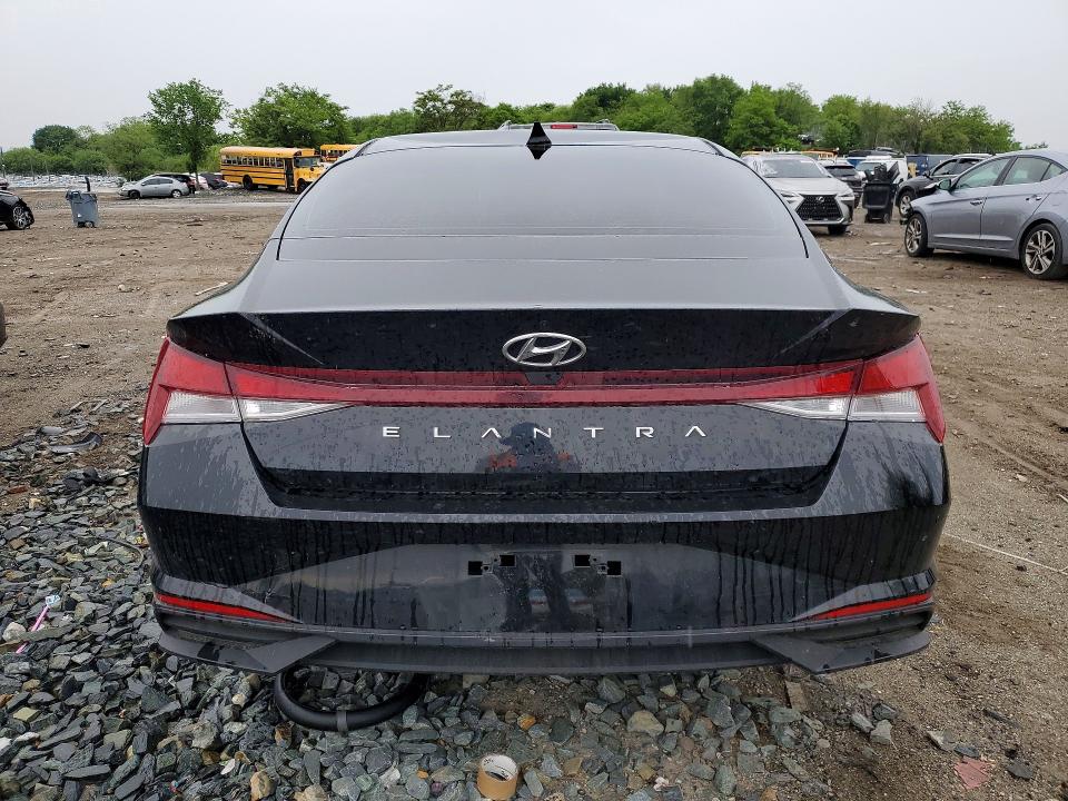 2022 Hyundai Elantra VIN KMHLL4AG8NU244420 COPART salvage auction — FRONT END, Md - Cert Of Salvage < 75% Damage, sold $3,700 on 2026-07-14 (photo 6)