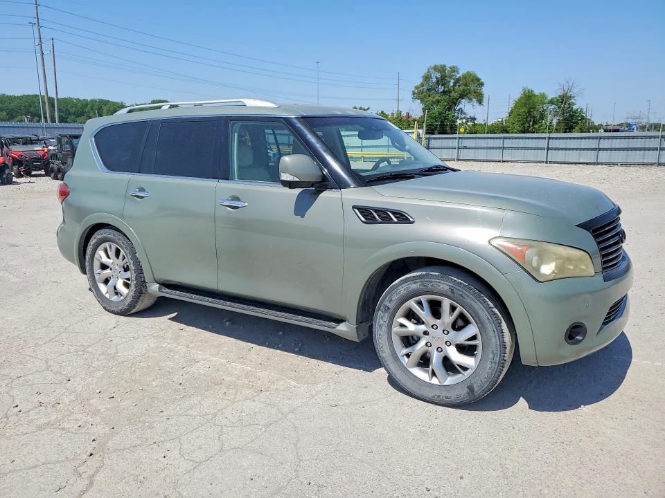 2012 Infiniti Qx56 VIN JN8AZ2NE8C9017174 COPART salvage auction — MECHANICAL, Ia - Certificate Of Title, sold $1,000 on 2026-07-31 (photo 4)