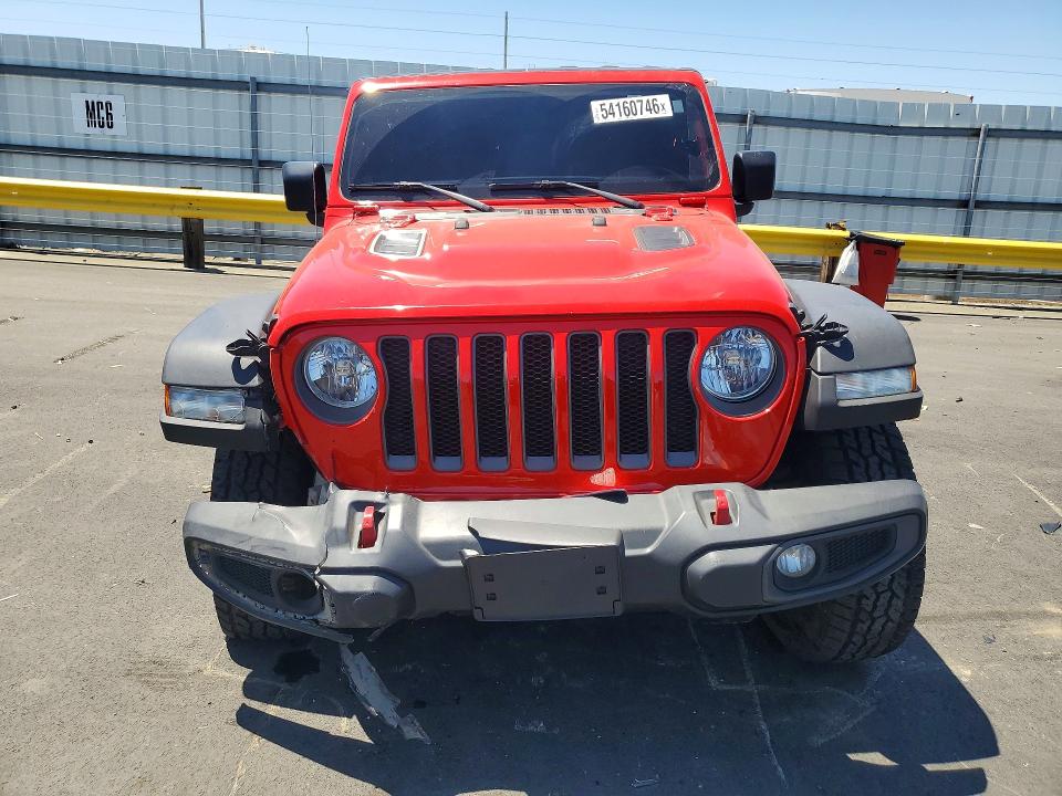 2022 Jeep Wrangler unlimited VIN 1C4HJXFN5NW129576 COPART salvage auction — FRONT END, CA - SALVAGE CERTIFICATE, sold $13,600 on 2026-07-27 (photo 5)