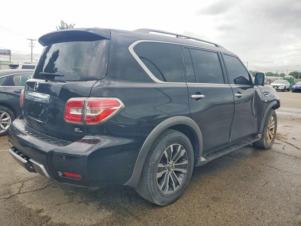 2019 Nissan Armada VIN JN8AY2NDXK9093097 COPART salvage auction — FRONT END, In - Certificate Of Title (P), sold $6,500 on 2026-07-29 (photo 3)