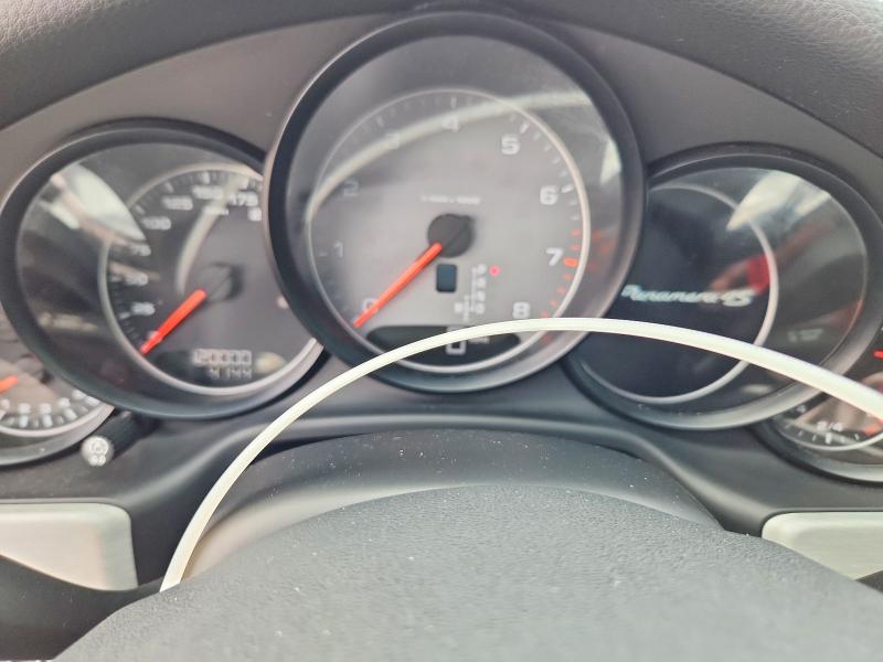 2014 Porsche Panamera VIN WP0AB2A70EL056354 COPART salvage auction — FRONT END, TX - SALVAGE VEHICLE TITLE, sold $6,300 on 2026-07-09 (photo 9)