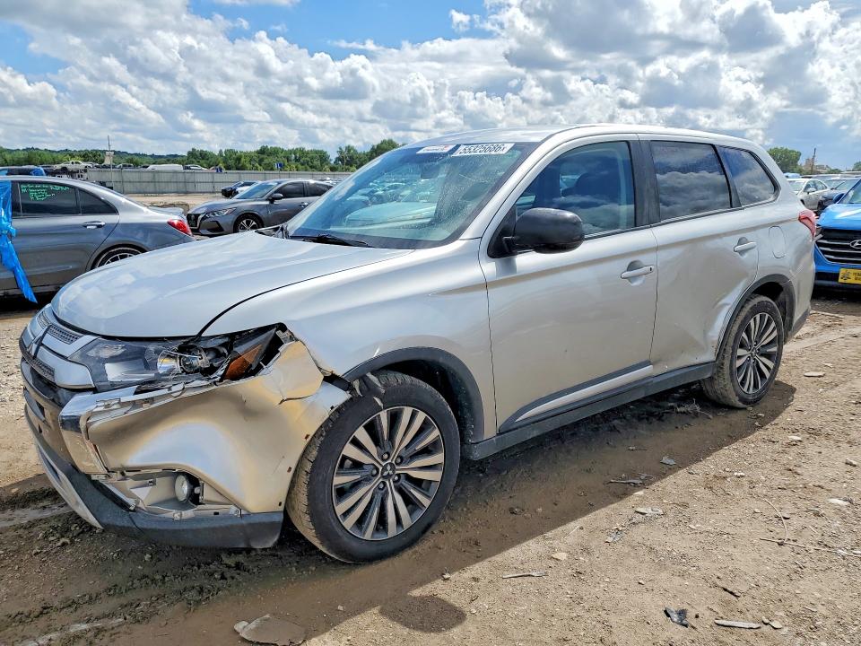 2020 Mitsubishi Outlander VIN JA4AD2A36LZ046486 COPART salvage auction — FRONT END, Ks - Certificate Of Title (P), sold $4,750 on 2026-07-07 (photo 1)