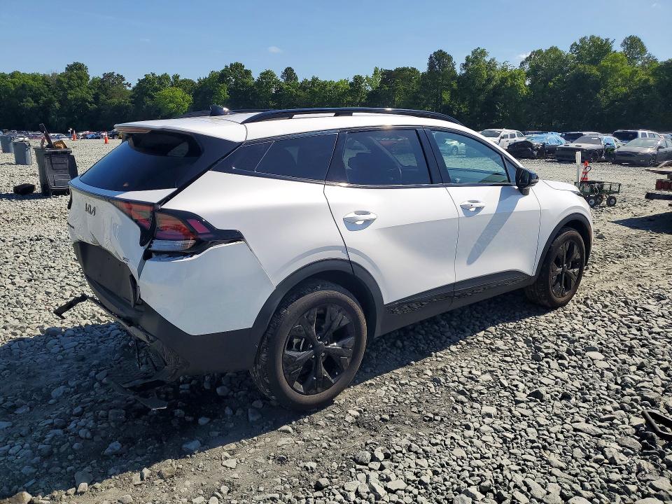 2025 Kia Sportage VIN 5XYK6CDF7SG277362 COPART salvage auction — REAR END, Nc - Salvage Certificate Of Title, sold $225 on 2026-07-29 (photo 3)