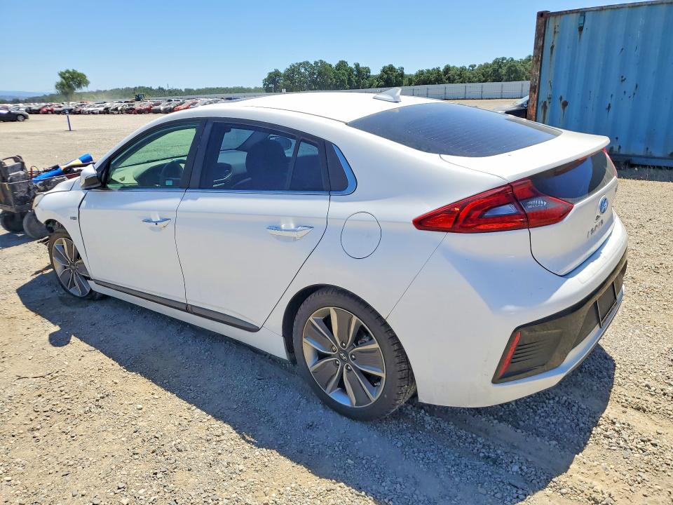 2018 Hyundai Ioniq VIN KMHC85LC6JU101641 COPART salvage auction — FRONT END, Ca - Salvage Certificate, sold $975 on 2026-07-10 (photo 2)