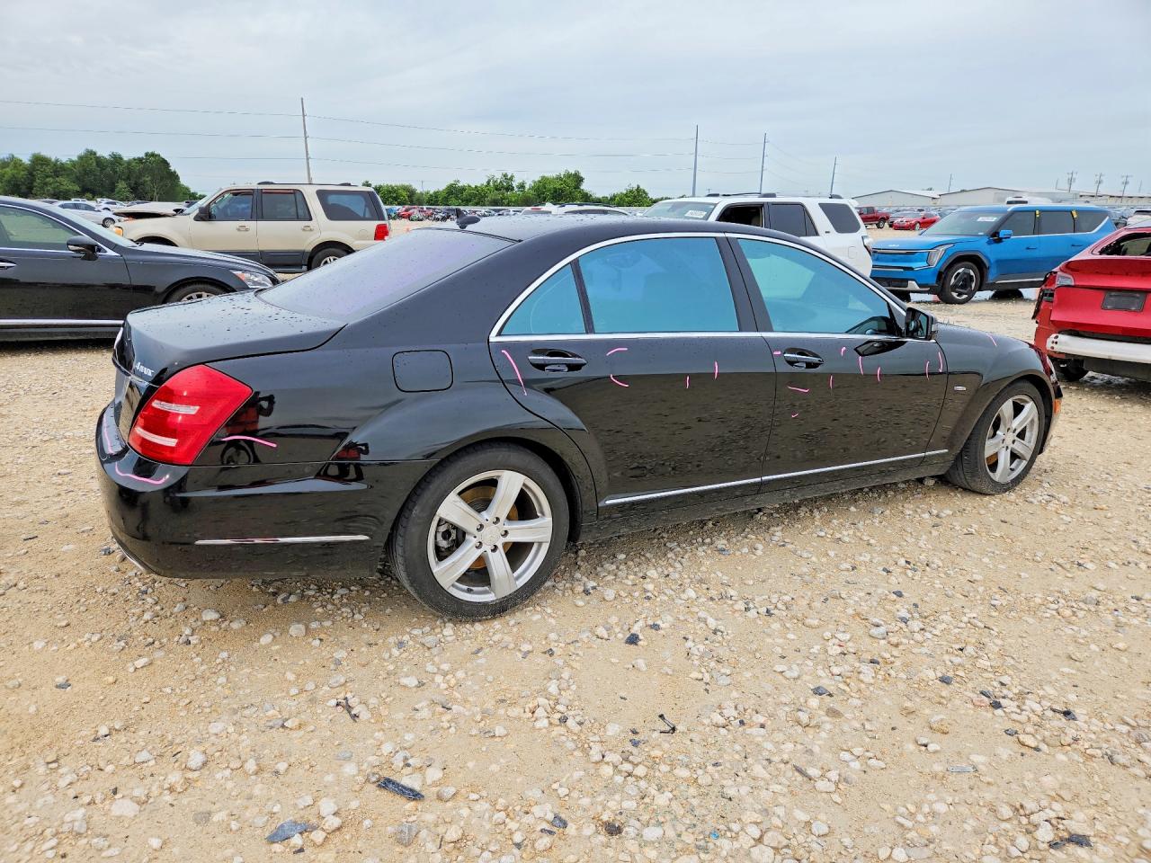 2012 Mercedes-Benz S-Class VIN WDDNG9EB6CA435447 COPART salvage auction — Undercarriage, TX - SALVAGE VEHICLE TITLE, sold $1,650 on 2026-07-09 (photo 3)