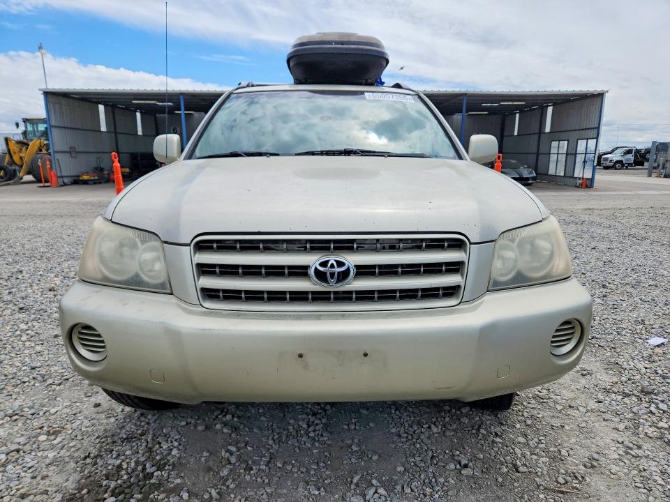 2002 Toyota Highlander VIN JTEHF21A420069650 COPART salvage auction — MECHANICAL, Co - Bill Of Sale-Parts Only, sold $500 on 2026-07-02 (photo 5)