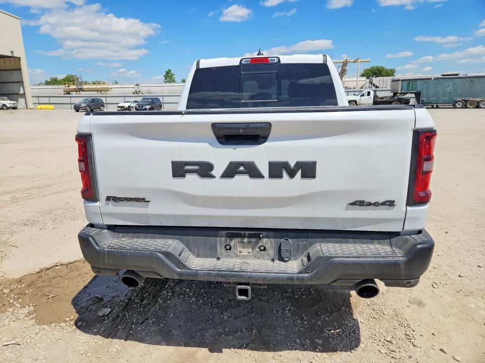 2025 Ram 1500 VIN 1C6SRFLP8SN594053 COPART salvage auction — Minor Dent/Scratches, MO - SALVAGE CERTIFICATE OF TITLE, sold $31,250 on 2026-06-16 (photo 6)