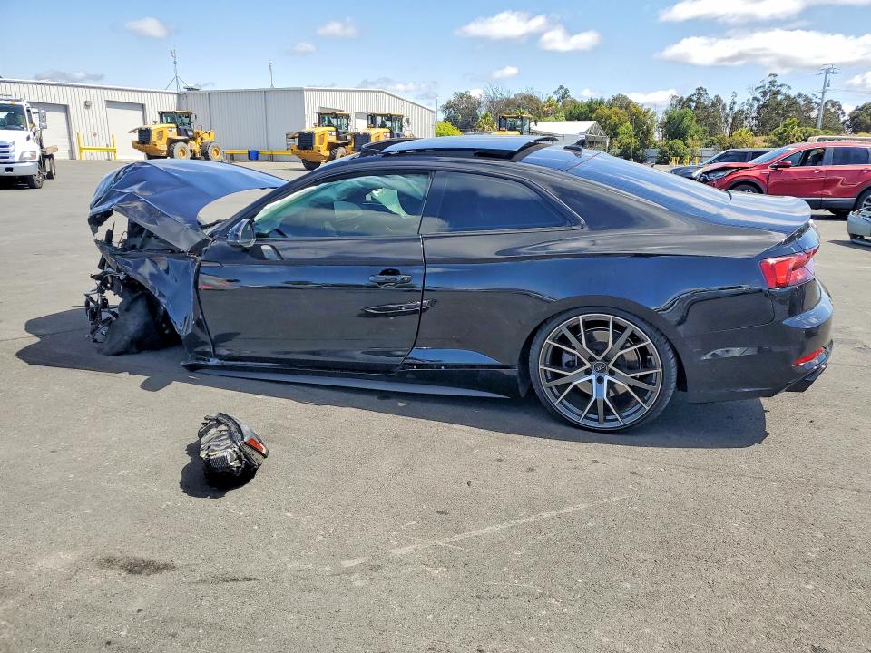 2019 Audi A5 VIN WAUSNAF59KA057374 COPART salvage auction — FRONT END, CA - SALVAGE CERTIFICATE, sold $1,300 on 2026-07-27 (photo 2)