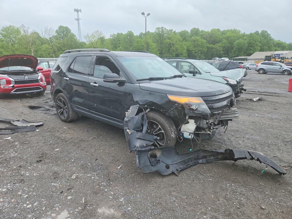 2013 Ford Explorer VIN 1FM5K8GT4DGC09927 COPART salvage auction — FRONT END, Pa - Certificate Of Salvage, sold $900 on 2026-07-02 (photo 4)
