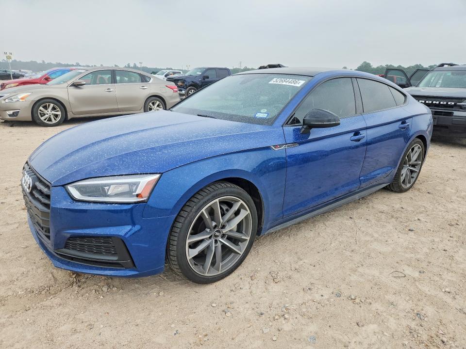 2019 Audi A5 VIN WAUENCF52KA023737 COPART salvage auction — UNDERCARRIAGE, Tx - Salvage Vehicle Title, sold $15,300 on 2026-07-17 (photo 1)