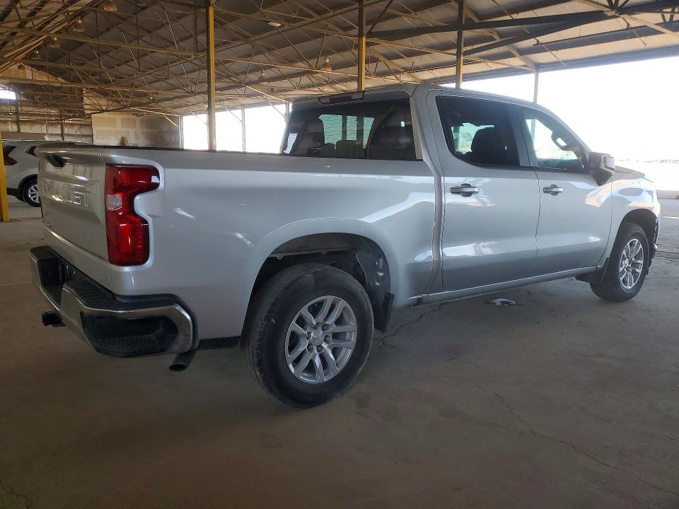 2021 Chevrolet Silverado 1500 VIN 3GCPWCEKXMG367837 COPART salvage auction — DAMAGE HISTORY, Az - Certificate Of Title, sold $8,000 on 2026-07-27 (photo 3)