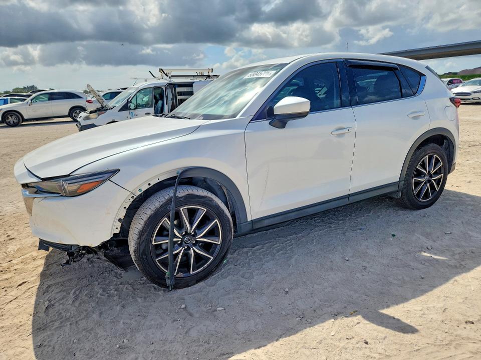 2017 Mazda Cx-5 VIN JM3KFADLXH0228477 COPART salvage auction — FRONT END, Fl - Cert Of Title Slvg Rebuildable, sold $4,600 on 2026-07-16 (photo 1)