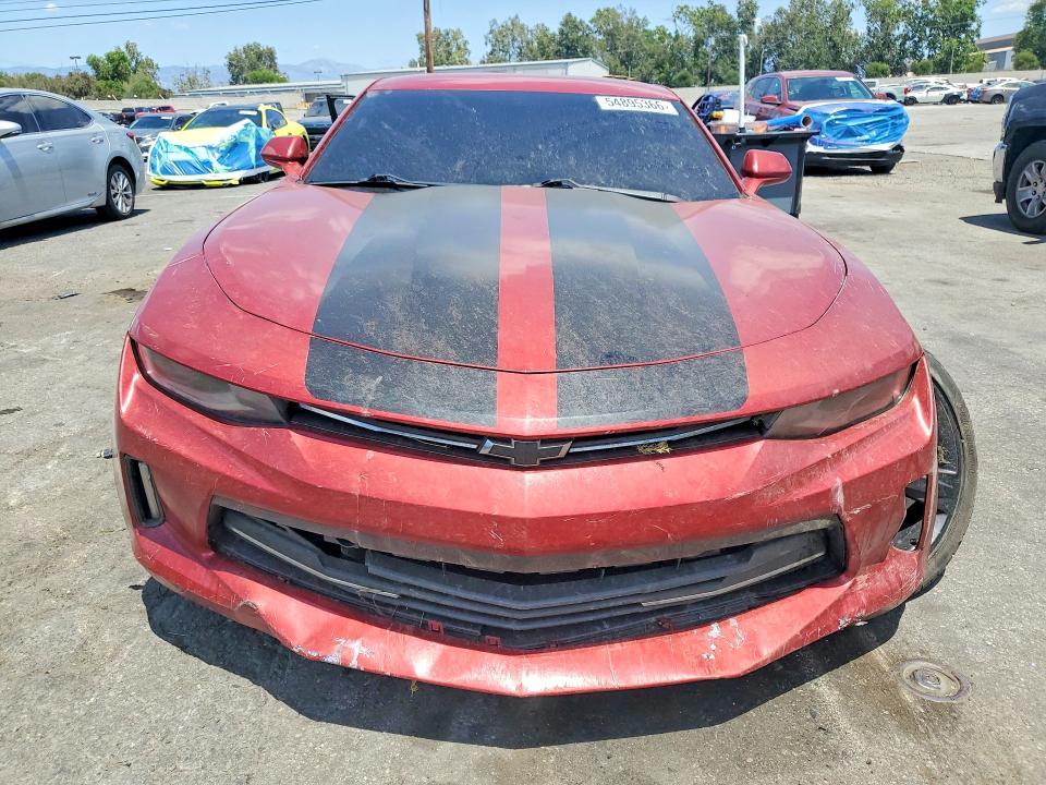 2018 Chevrolet Camaro VIN 1G1FB1RX7J0156671 COPART salvage auction — FRONT END, Ca - Salvage Certificate, sold $2,850 on 2026-07-09 (photo 5)