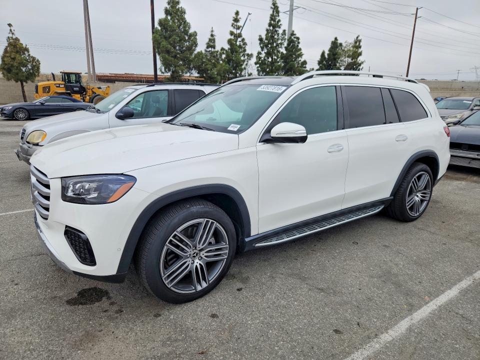 2024 Mercedes-benz Gls-class VIN 4JGFF5KE5RB037623 COPART salvage auction — MINOR DENT/SCRATCHES, Ca - Dis/Dlr/Exp Only Clean Title (P), sold $54,000 on 2026-07-28 (photo 1)