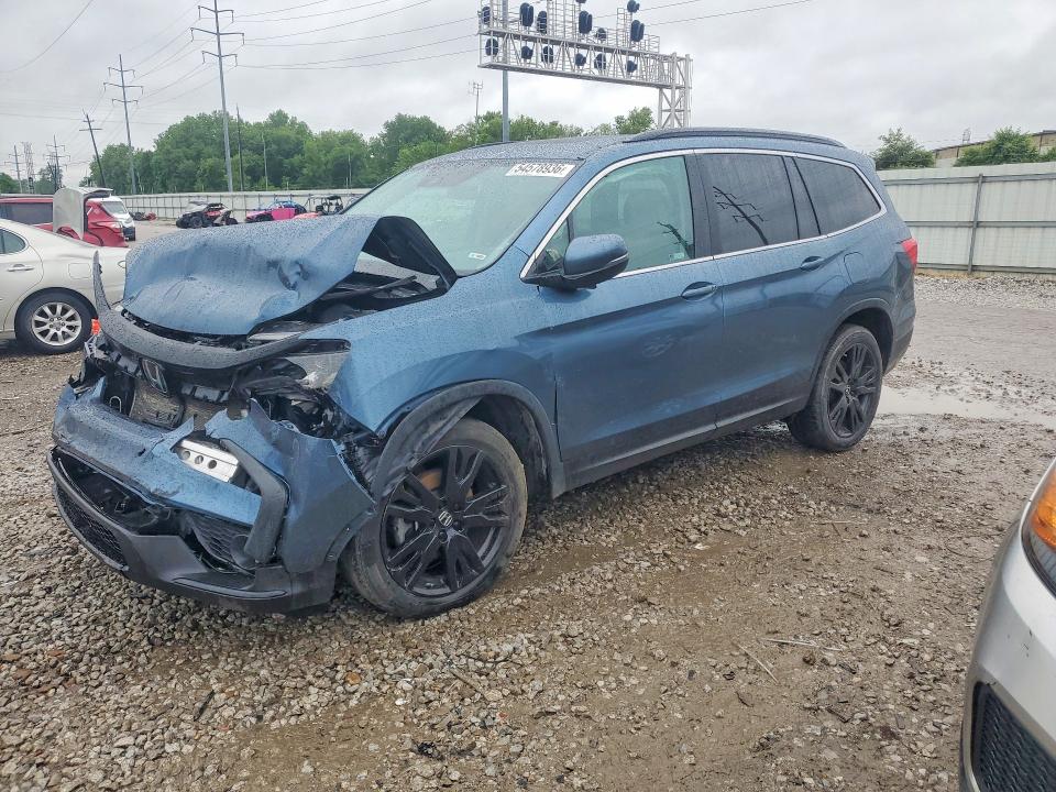 2021 Honda Pilot VIN 5FNYF6H21MB014314 COPART salvage auction — FRONT END, OH - CERT OF TITLE-SALVAGE, sold $3,400 on 2026-07-02 (photo 1)