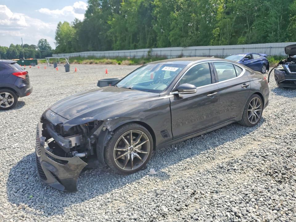 2023 Genesis G70 VIN KMTG34TA7PU131285 COPART salvage auction — FRONT END, Nc - Salvage Certificate Of Title, sold $8,100 on 2026-07-22 (photo 1)