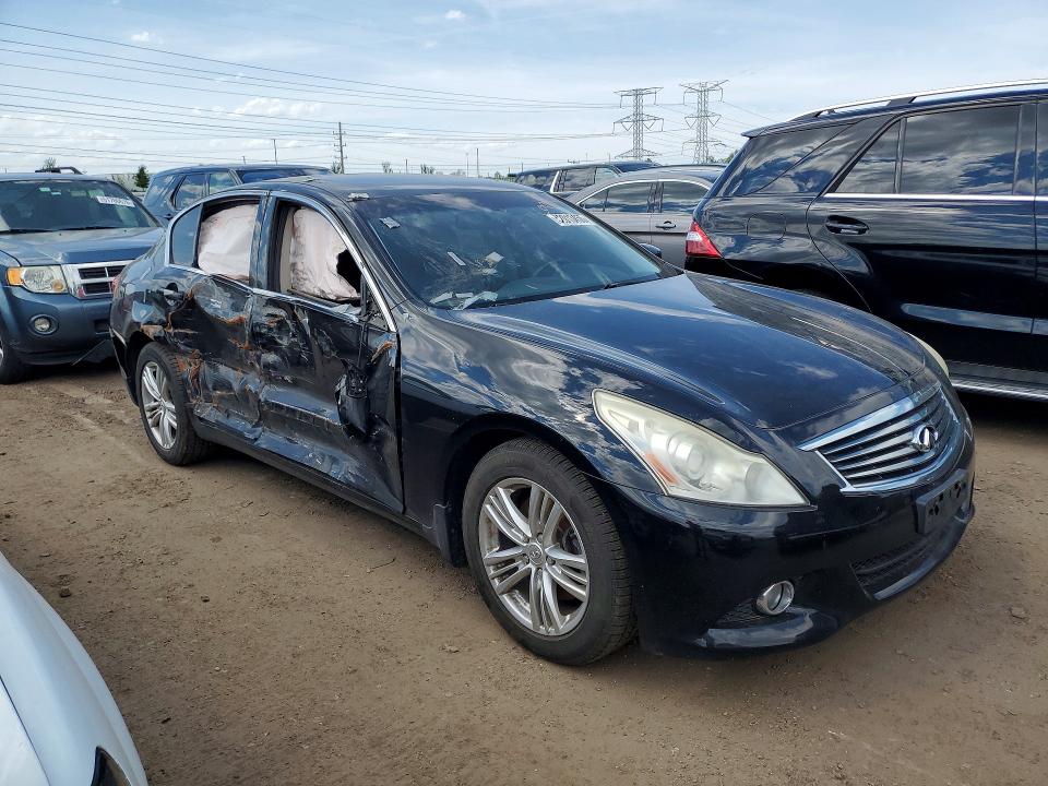 2012 Infiniti VIN JN1CV6AR4CM977253 COPART salvage auction — SIDE, Il - Salvage Certificate, sold $300 on 2026-07-30 (photo 4)
