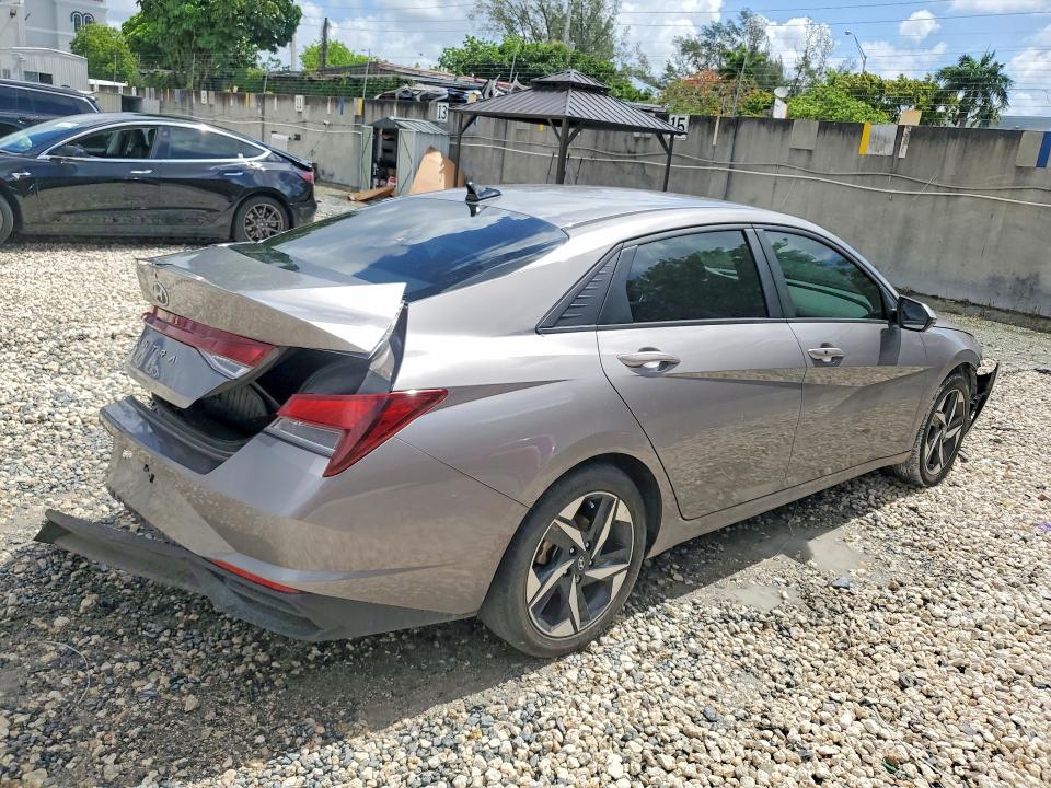 2023 Hyundai Elantra VIN KMHLS4AG8PU611628 COPART salvage auction — REAR END, Fl - Certificate Of Destruction, sold $2,400 on 2026-07-07 (photo 3)