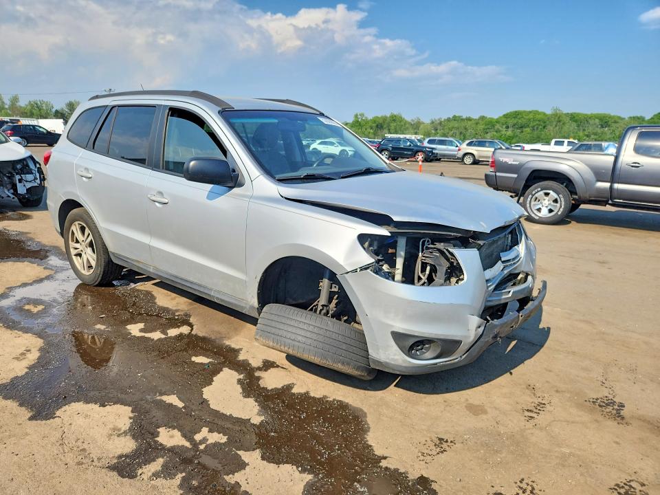 2010 Hyundai Santa fe VIN 5NMSGDAB6AH416566 COPART salvage auction — FRONT END, CT - CERT OF TITLE-SALVAGE, sold $900 on 2026-07-02 (photo 4)