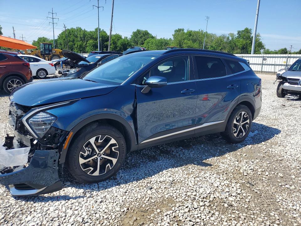 2025 Kia Sportage VIN KNDPVCDG8S7250671 COPART salvage auction — FRONT END, OH - CERT OF TITLE-SALVAGE, sold $10,500 on 2026-07-24 (photo 1)