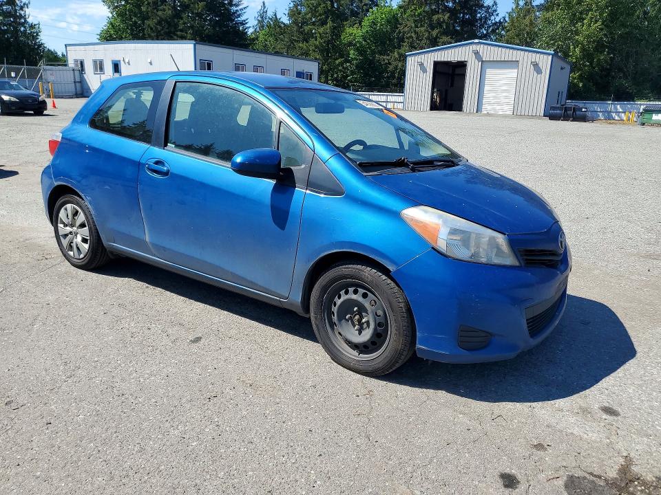 2012 Toyota Yaris VIN JTDJTUD30CD534328 COPART salvage auction — REAR END, Wa - Vehicle Cert Of Ownership-Titl, sold $1,350 on 2026-07-06 (photo 4)