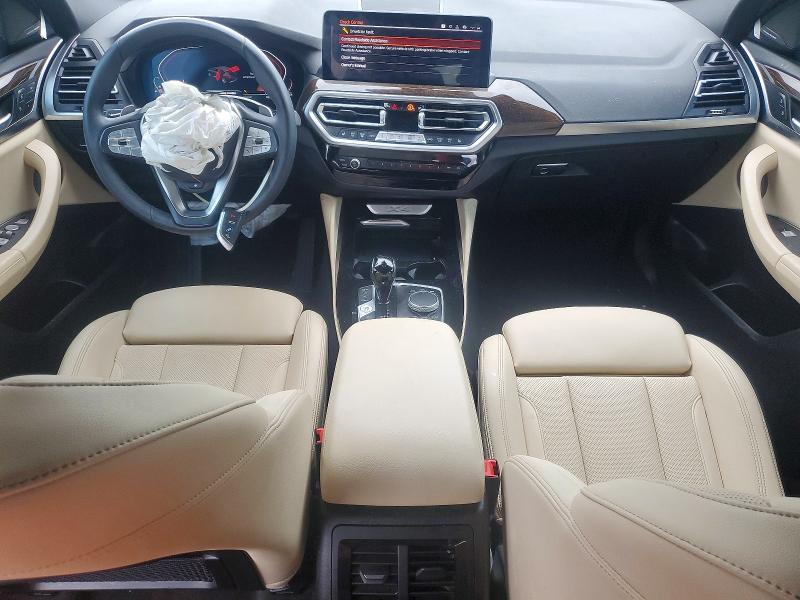 2025 BMW X4 VIN 5UX33DT09S9X83419 COPART salvage auction — FRONT END, Tx - Salvage Vehicle Title, sold $24,200 on 2026-07-31 (photo 8)