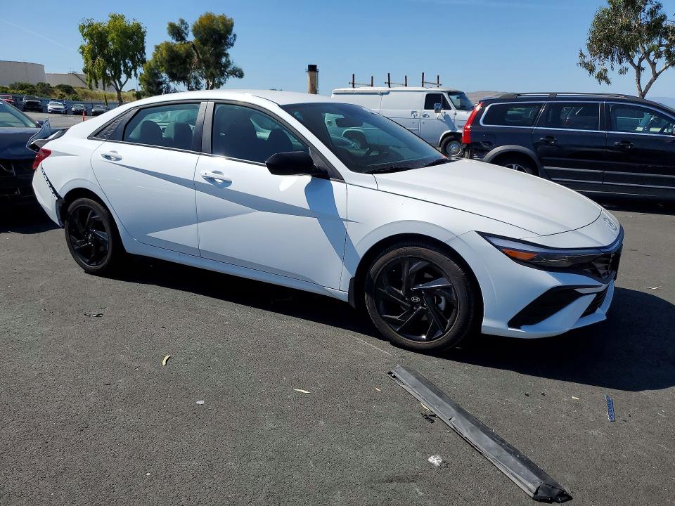 2026 Hyundai Elantra VIN KMHLM4DG9TU179227 COPART salvage auction — REAR END, CA - SALVAGE CERTIFICATE, sold $2,800 on 2026-07-20 (photo 4)