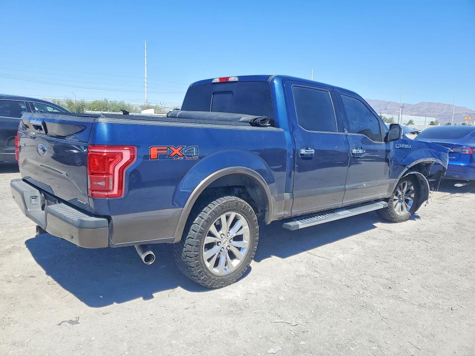 2016 Ford F-150 VIN 1FTEW1EF5GKF18630 COPART salvage auction — FRONT END, Nv - Salvage Title, sold $2,600 on 2026-07-30 (photo 3)