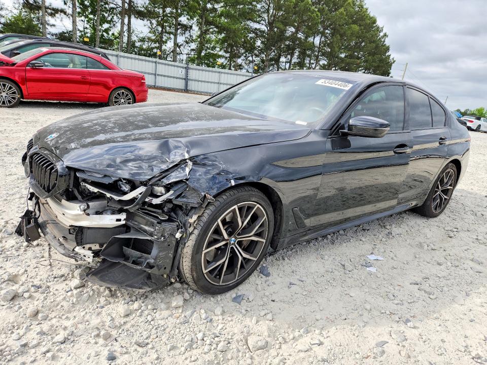 2021 BMW VIN WBA53BJ01MWX34556 COPART salvage auction — FRONT END, Ga - Cert Of Title-Salvage, sold $19,400 on 2026-07-13 (photo 1)