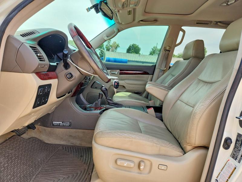 2008 Lexus Gx VIN JTJBT20X280150614 COPART salvage auction — HAIL, Ks - Cert Of Title-Salvage, sold $5,200 on 2026-07-15 (photo 7)