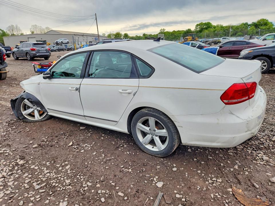 2015 Volkswagen Passat VIN 1VWAS7A3XFC020812 COPART salvage auction — FRONT END, Pa - Certificate Of Salvage, sold $1,250 on 2026-07-27 (photo 2)