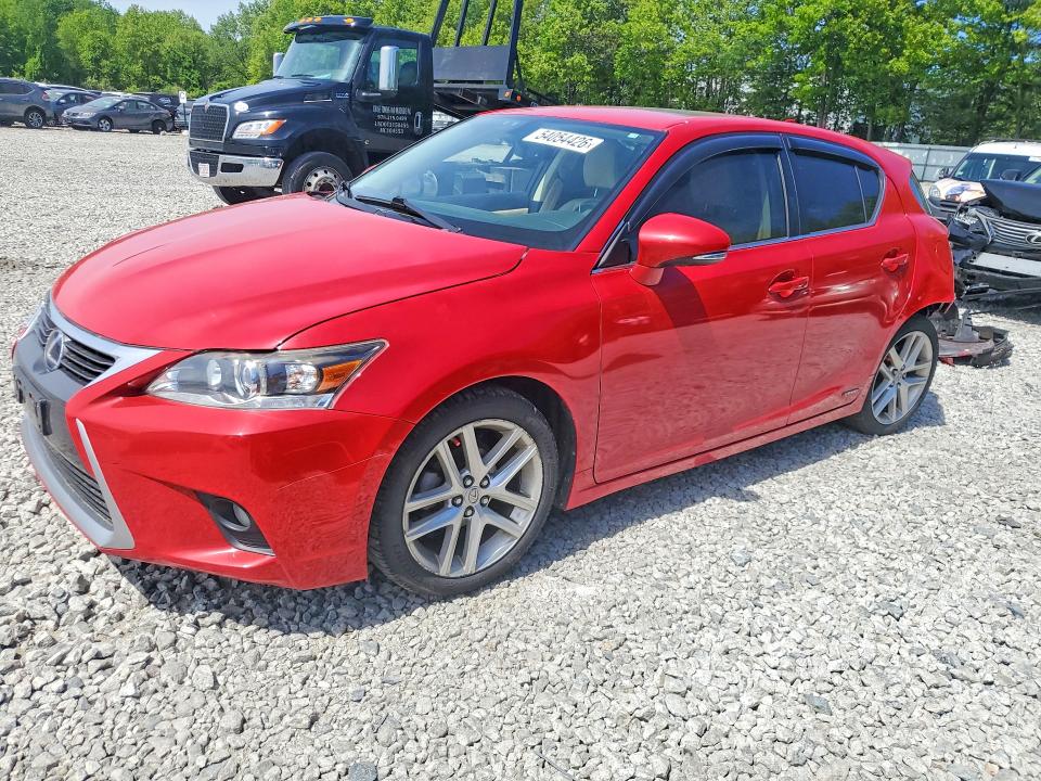 2014 Lexus Ct VIN JTHKD5BH7E2191004 COPART salvage auction — REAR END, Ma - Cert Of Title-Reconstrctd Coll, sold $2,700 on 2026-07-16 (photo 1)