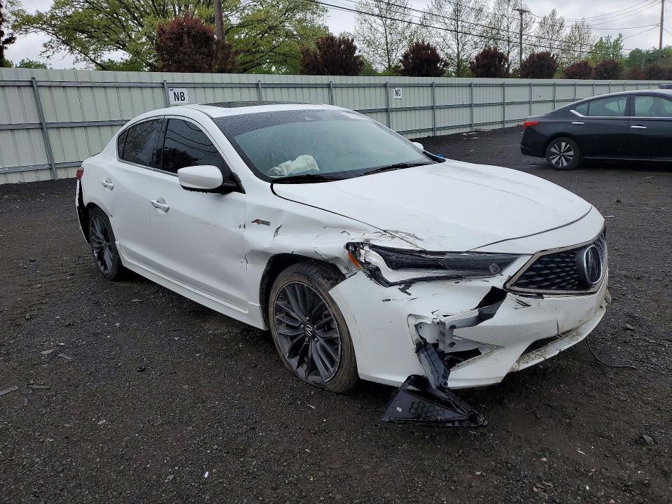 2022 Acura Ilx VIN 19UDE2F85NA006665 COPART salvage auction — FRONT END, Ct - Cert Of Title-Salvage, sold $3,550 on 2026-07-10 (photo 4)