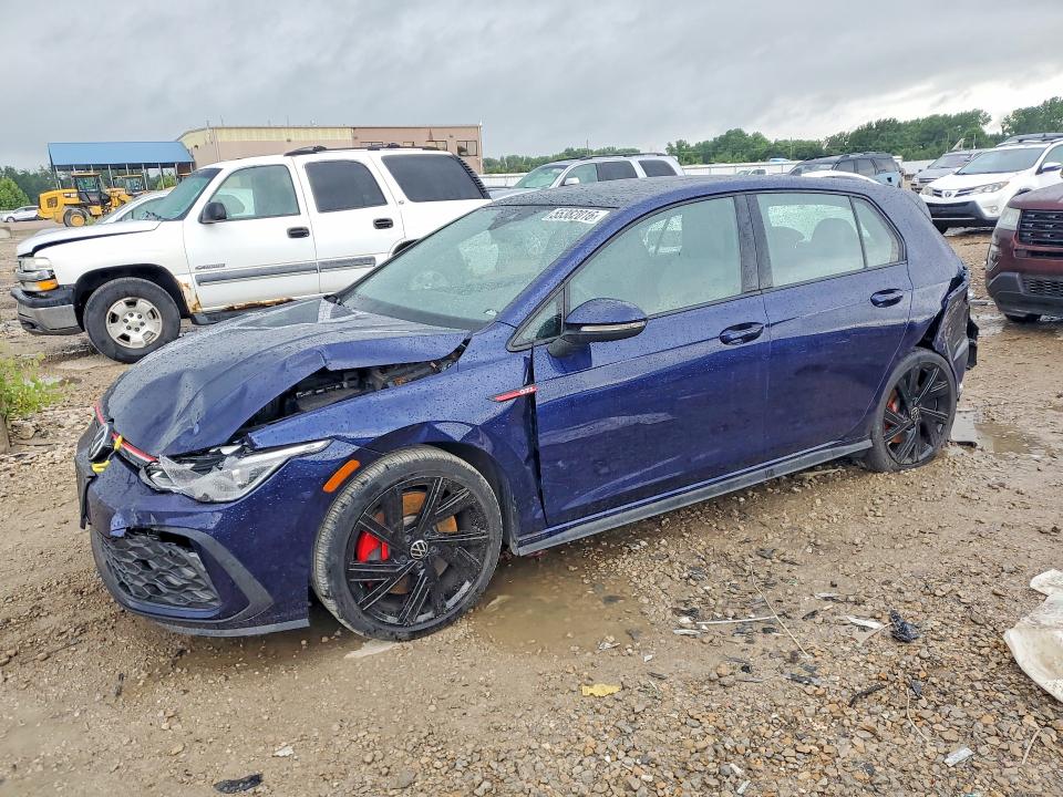 2022 Volkswagen Gti VIN WVW487CD7NW206955 COPART salvage auction — FRONT END, Mo - Salvage Certificate Of Title, sold $7,100 on 2026-07-30 (photo 1)