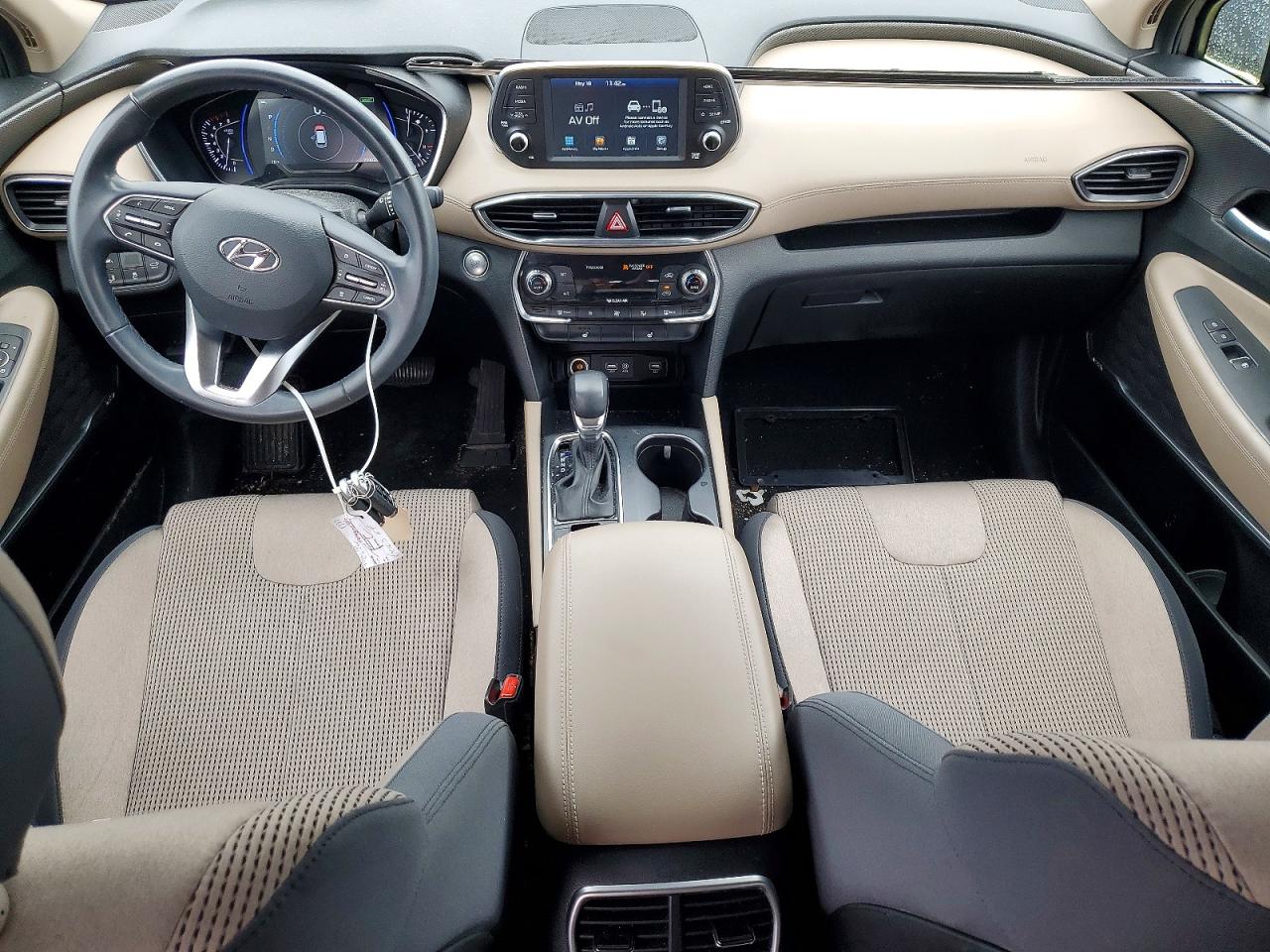 2019 Hyundai Santa Fe VIN 5NMS33ADXKH049051 COPART salvage auction — Front End, IL - SALVAGE CERTIFICATE, sold $5,600 on 2026-06-30 (photo 8)