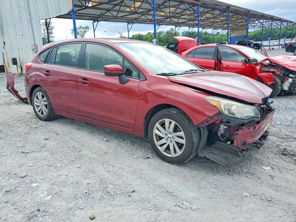2015 Subaru Impreza VIN JF1GPAC65F8307115 COPART salvage auction — FRONT END, Ga - Certificate Of Title, sold $975 on 2026-07-14 (photo 4)